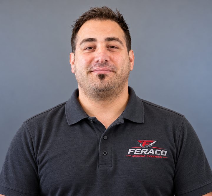 Porträt von Angelo Feraco, Inhaber von Feraco Modena Dynamics